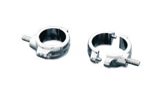 49MM TWO-PIECE FORK MOUNTS CHROME